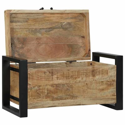 vidaXL - Opbergkisten - Bruin - 60 - x - 30 - x - 30 - cm - Massief - mangohout