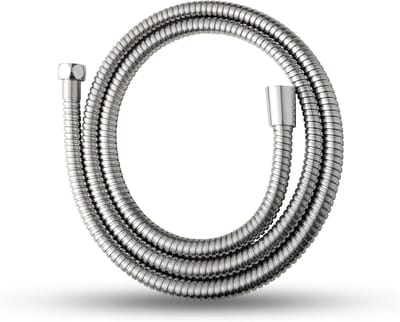 1,5 meter flexibele doucheslang met draaibescherming, roestvrijstalen doucheslang, hogedrukvervanging, voor hygiëne, gechroomd
