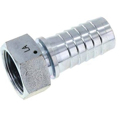 32x48 mm & G1-1/4'' Verzinkt Stalen Slangpilaar met Wartelmoer DIN EN 14423 / DIN 2826