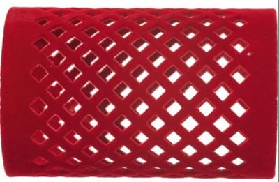 Efalock Fluwelen rollers lang rood 40mm 12st