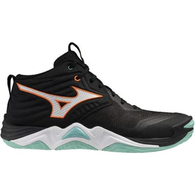 Mizuno Wave Momentum Elite Mid Indoorschoenen SR Zwart 46.5