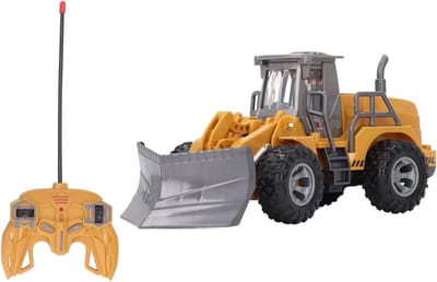 Speelgoed Bulldozer met Afstandsbediening, Elektrische Frontlader voor Kinderen met Beweegbare Onderdelen en Realistisch Ontwerp voor Bouwplezier