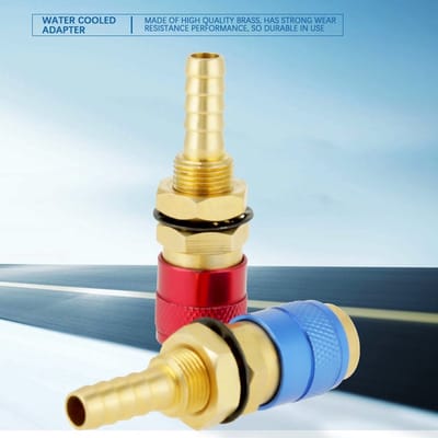 Dailygoods - Watergekoelde Adapter Set - Lasbranders - Hoogwaardig Messing - Snelkoppeling - Eenvoudige Installatie