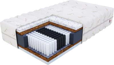 FDM® FELICITY Matras 90x200 cm - Multi Pocketvering Matrassen Eenpersoons - Hoogte 25 cm H3 en H4 - Dubbelzijdig - 7 zones - Afritsbaar hoes wasbaar - Antiallergisch en Ademende - Öko-Tex gecertificeerd