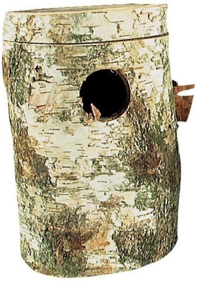 Berken vogelhuisje