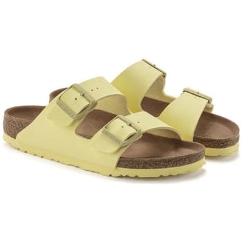 Platte sandalen BIRKENSTOCK Arizona Vegan Synthetik Narrow - Popcorn