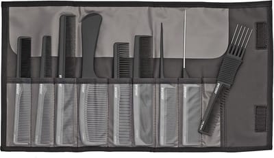 Jaguar - A-Line - Kammenset Incl. Etui - 9-Delig - Black - Carbon Edition