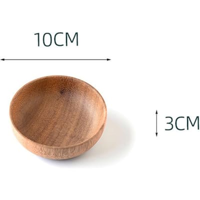 Houten Dinerborden Huishouden Rond Koffieblad massief hout Theeschotel ins Japanse stijl dim sum Voor Eten Snack Schotels brown