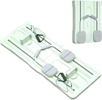 Pilates Bord - Fitness Plank - Full Body Workout - Veelzijdige Oefeningen - 105 x 40 cm - Groen