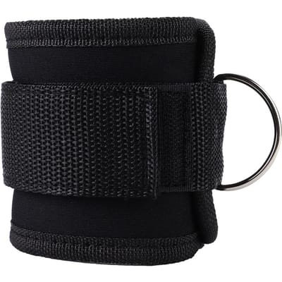 Enkelbanden Beentraining Gewichtdragende Krachtband Voetring Voor Fitness (Zwart) black