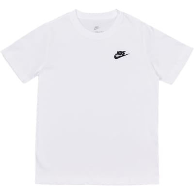 Nike Emb Futura Lbr T-shirts Kinder - Wit - Maat 128 - 137 CM