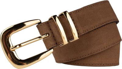 Legend Dames - Leren riem - Taupe - 80cm