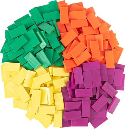 Domino stenen Don Domino zomer kleurenmix (200 steentjes)