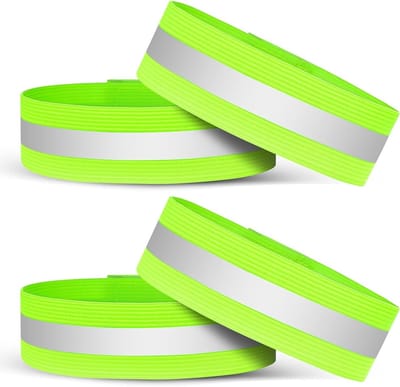 Reflecterende Veiligheidstape voor Hardlopen en Fietsen - Neon Reflecterende Tapes voor Kinderen en Volwassenen, Ideaal voor Jogging en Nachtgebruik