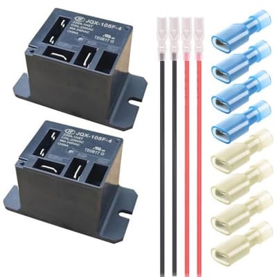 Miniatuur Vermogensrelais 30A - 220V AC met Snelkoppelingsdraden