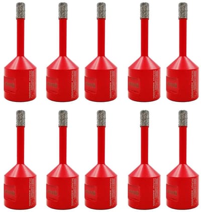 Diamant Boor - Gatenzaag Kernboor - Materiaal Boren - Vacuüm Gesoldeerd - 6 mm - Rood