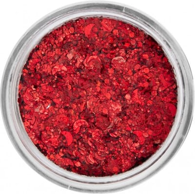 PXP pressed chunky glitter cream coral red 10 ml