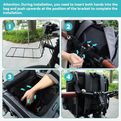 RFWR® Hondenfietsmand Vouwbaar tot 10KG - Ademend en Comfortabel voor Kleine Huisdieren