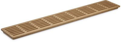 Ventilatierooster van massief eikenhout, naturel 550 x 100 x 15 mm kwaliteits-ontluchtingsrooster, van SO-TECH