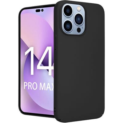 ShieldCase telefoonhoesje geschikt voor Apple iPhone 14 Pro Max ultra thin case - zwart - Dun hoesje - Ultra dunne case - Backcover hoesje - Shockproof dun hoesje