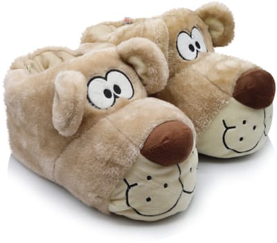Berussa - Twigy Dames Pluche Pantoffels - Dames Sloffen – Pantoffels Dieren - Fibert Patroon 30/35