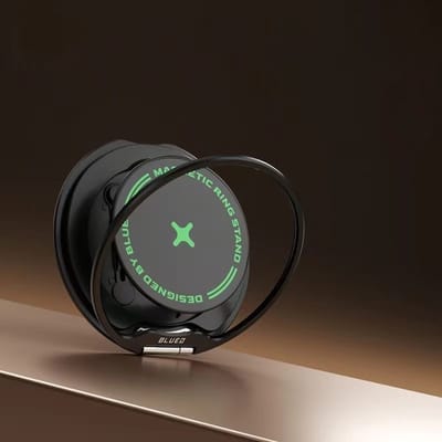 Blueo - Slim Magnetic Ring Holder - Black
