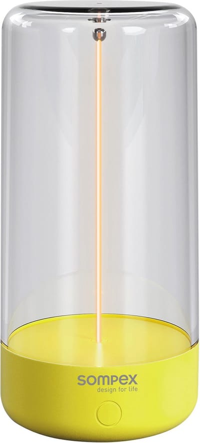 Sompex Tafellamp Pulse | Magnetische sfeerlamp| Geel| indoor | outdoor | oplaadbaar | dimbaar