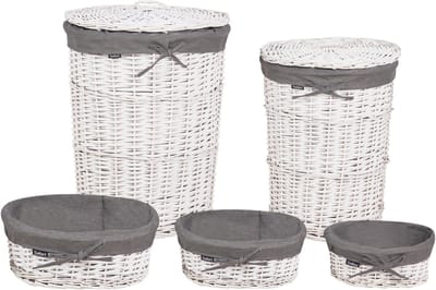 VAKARI - Manden set - Grijs - Wilgenhout