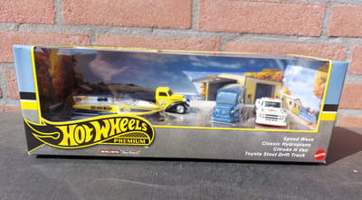 Hot Wheels HRT51 Hot Wheels Premium Auto's Motorhead Madness, Voertuigenset, 3 jaar, Metaal, Kunststof, Meerkleurig