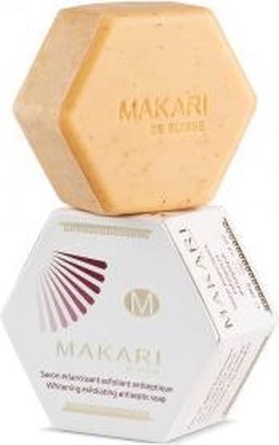 Makari Clarifying Exfoliating Antiseptische Zeep - Natuurlijke exfoliërende zeep die de huid bleekt
