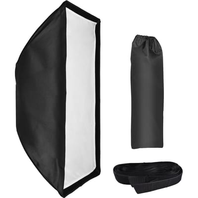 Boîte à lumière rectangulaire à dégagement rapide 60 x 90 cm avec monture Bowens et chiffon doux en grille et sac de rangement noir