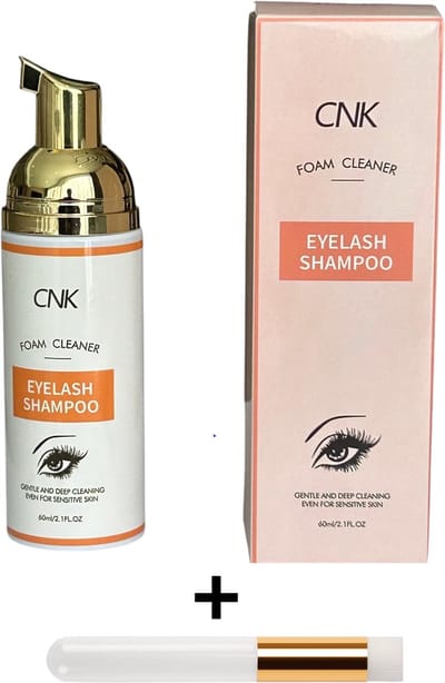 Foam Lash – 60ml - Gratis reinigingsborstel - Foam cleanser - Lash foam shampoo - Olievrij- wimper shampoo - lash soap - wimper zeep - cleanser for eyelashes - wimper schuim - wimper reiniging - make up remover - Lash shampoo - Wimper shampoo