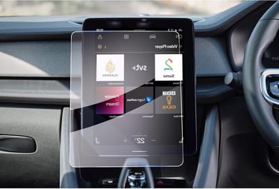 Navigatie Beschermfolie voor Volvo Polestar 2 Facelift 2021-2026 - 11.2 Inch Tempered Screen Protector met 9H Schokbestendigheid en Krassenbescherming voor Infotainment Systeem