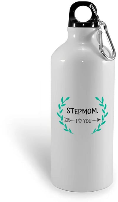 Hacebo® - stepmom I love you waterfles - Mama - de liefste moeder - Moeder cadeautjes - moederdag - verjaardag - geschenk - kado - water fles - 400ML