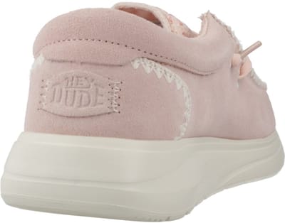 HEY DUDE WENDY COMF SUEDE CROCHET Roze 37 EU