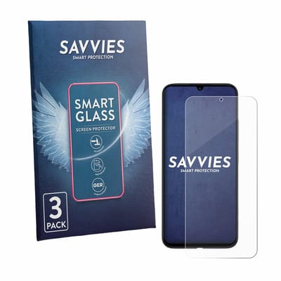 3 Stuks Savvies Screenprotector - geschikt voor Xiaomi Redmi R70m 5G - beschermfolie glas transparant
