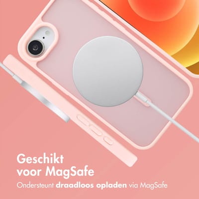 imoshion Hoesje - Geschikt voor iPhone 17e / 16e - Color Guard Backcover geschikt voor MagSafe - Lichtroze