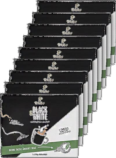 Tchibo Black 'n White Gemalen 9 x 500 gram (2x250gr)