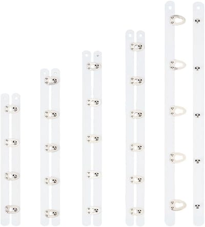 5 Sets Corset Busk met Knopen en RVS Sluiting - Vervangende Leg Eye Sluitingen en Clip Haken voor Corset en Taille Trainer