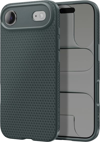 Spigen Liquid Air Hoesje Geschikt voor Apple iPhone Air - Back Cover Flexibel TPU Groen
