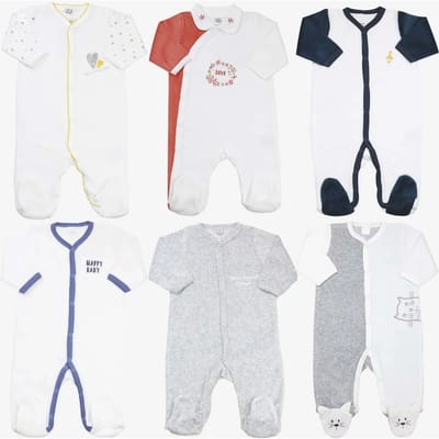 Baby pyjama Trois Kilos Sept Y (x6)