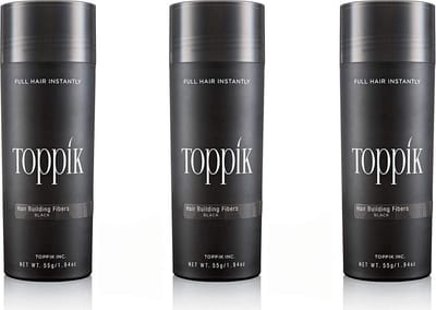 Toppik Hair Building Fibers (haargroei vezels) - 3 x 27,5gr - Zwart