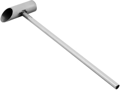 Dailygoods- Suikerlepel Roestvrij Staal - Vervangingsonderdeel - Hygiënisch - Duurzaam - Makkelijk te Reinigen - 29cm - Marshmallowlepel