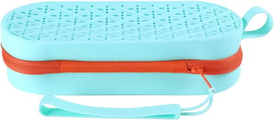 Brillenhoesje Kinderen - Opbergdoosje Bril - Beschermend Opbergen - Waterdicht Met Afvoer - 19.5 cm Lengte - Zwart