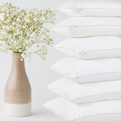 Alternatief kussen voor donzen (45,7 x 45,7 cm, 2 stuks), decoratief kussen voor bank, bank, bed, stoelkussen