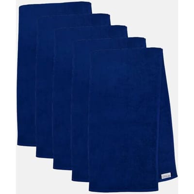 The One Towelling The One Sporthanddoek 30x130 cm 450 gram Donker blauw (5 stuks)