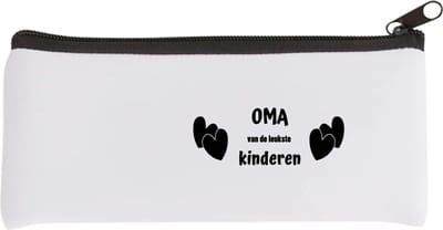 Akyol - oma van de leukste kinderen Etui - Oma - de leukste oma - verjaardag - cadeau voor oma - kado - geschenk - 20 bij 9 cm
