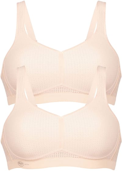 2-pack Sport-BH zonder beugel Performance