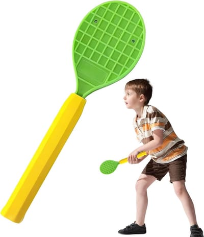 Tennistrainingsapparaat - Polstrainer Bal - Slagverbetering Oefenen - Robuuste Stalen Kern - Diameter 35cm - Uniek