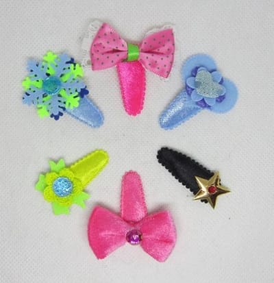 ZoeZo Design - Set van 6 - baby - peuter - haarclips - haarspeldjes - lengte circa 5 cm